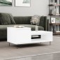 vidaXL Mesa de centro madera contrachapada blanco 100x50x45 cm
