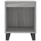 vidaXL Mesita de noche madera de ingeniería gris Sonoma 40x35x50 cm vidaXL Mesita de noche madera de ingeniería gris Sonoma 40x35x50 cm