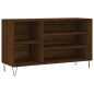 vidaXL Mueble zapatero madera contrachapada roble marrón 102x36x60 cm vidaXL Mueble zapatero madera contrachapada roble marrón 102x36x60 cm