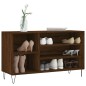 vidaXL Mueble zapatero madera contrachapada roble marrón 102x36x60 cm vidaXL Mueble zapatero madera contrachapada roble marrón 102x36x60 cm