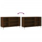 vidaXL Mueble zapatero madera contrachapada roble marrón 102x36x60 cm vidaXL Mueble zapatero madera contrachapada roble marrón 102x36x60 cm