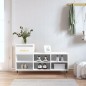 vidaXL Mueble zapatero madera contrachapada blanco 102x36x60 cm vidaXL Mueble zapatero madera contrachapada blanco 102x36x60 cm