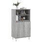 vidaXL Aparador alto de madera contrachapada gris Sonoma 60x36x110 cm vidaXL Aparador alto de madera contrachapada gris Sonoma 60x36x110 cm