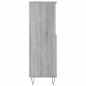 vidaXL Aparador alto de madera contrachapada gris Sonoma 60x36x110 cm vidaXL Aparador alto de madera contrachapada gris Sonoma 60x36x110 cm