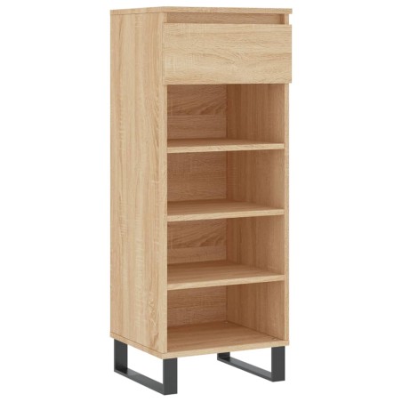 vidaXL Mueble zapatero madera contrachapada roble Sonoma 40x36x105 cm