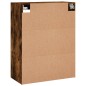 vidaXL Armarios de pared 2 uds madera de ingeniería roble ahumado vidaXL Armarios de pared 2 uds madera de ingeniería roble ahumado
