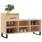 vidaXL Mueble zapatero madera contrachapada roble Sonoma 102x36x60 cm vidaXL Mueble zapatero madera contrachapada roble Sonoma 102x36x60 cm