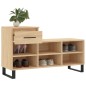 vidaXL Mueble zapatero madera contrachapada roble Sonoma 102x36x60 cm vidaXL Mueble zapatero madera contrachapada roble Sonoma 102x36x60 cm