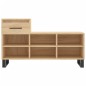 vidaXL Mueble zapatero madera contrachapada roble Sonoma 102x36x60 cm vidaXL Mueble zapatero madera contrachapada roble Sonoma 102x36x60 cm