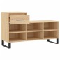 vidaXL Mueble zapatero madera contrachapada roble Sonoma 102x36x60 cm vidaXL Mueble zapatero madera contrachapada roble Sonoma 102x36x60 cm