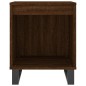 vidaXL Mesita de noche madera de ingeniería marrón roble 40x35x50 cm vidaXL Mesita de noche madera de ingeniería marrón roble 40x35x50 cm