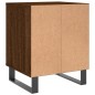 vidaXL Mesita de noche madera de ingeniería marrón roble 40x35x50 cm vidaXL Mesita de noche madera de ingeniería marrón roble 40x35x50 cm