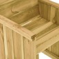 vidaXL Comedor de jardín 5 pzas con cojines madera de pino impregnada