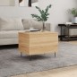 vidaXL Mesa de centro madera contrachapada roble Sonoma 60x44,5x45 cm vidaXL Mesa de centro madera contrachapada roble Sonoma 60x44,5x45 cm