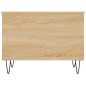 vidaXL Mesa de centro madera contrachapada roble Sonoma 60x44,5x45 cm vidaXL Mesa de centro madera contrachapada roble Sonoma 60x44,5x45 cm