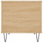 vidaXL Mesa de centro madera contrachapada roble Sonoma 60x44,5x45 cm vidaXL Mesa de centro madera contrachapada roble Sonoma 60x44,5x45 cm