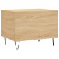 vidaXL Mesa de centro madera contrachapada roble Sonoma 60x44,5x45 cm vidaXL Mesa de centro madera contrachapada roble Sonoma 60x44,5x45 cm