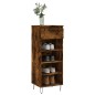 vidaXL Mueble zapatero madera contrachapada roble ahumado 40x36x105 cm vidaXL Mueble zapatero madera contrachapada roble ahumado 40x36x105 cm