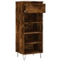 vidaXL Mueble zapatero madera contrachapada roble ahumado 40x36x105 cm vidaXL Mueble zapatero madera contrachapada roble ahumado 40x36x105 cm