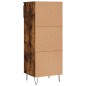 vidaXL Mueble zapatero madera contrachapada roble ahumado 40x36x105 cm vidaXL Mueble zapatero madera contrachapada roble ahumado 40x36x105 cm