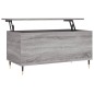 vidaXL Mesa de centro madera contrachapada gris Sonoma 90x44,5x45 cm vidaXL Mesa de centro madera contrachapada gris Sonoma 90x44,5x45 cm