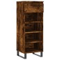 vidaXL Mueble zapatero madera contrachapada roble ahumado 40x36x105 cm vidaXL Mueble zapatero madera contrachapada roble ahumado 40x36x105 cm