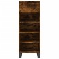 vidaXL Mueble zapatero madera contrachapada roble ahumado 40x36x105 cm vidaXL Mueble zapatero madera contrachapada roble ahumado 40x36x105 cm
