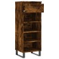vidaXL Mueble zapatero madera contrachapada roble ahumado 40x36x105 cm vidaXL Mueble zapatero madera contrachapada roble ahumado 40x36x105 cm