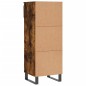 vidaXL Mueble zapatero madera contrachapada roble ahumado 40x36x105 cm vidaXL Mueble zapatero madera contrachapada roble ahumado 40x36x105 cm