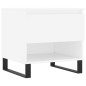 vidaXL Mesa de centro madera de ingeniería blanco 50x46x50 cm vidaXL Mesa de centro madera de ingeniería blanco 50x46x50 cm
