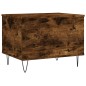 vidaXL Mesa de centro madera contrachapada roble ahumado 60x44,5x45 cm vidaXL Mesa de centro madera contrachapada roble ahumado 60x44,5x45 cm