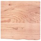 vidaXL Encimera baño madera maciza tratada marrón claro 60x60x(2-6) cm vidaXL Encimera baño madera maciza tratada marrón claro 60x60x(2-6) cm