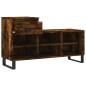 vidaXL Mueble zapatero madera contrachapada roble ahumado 102x36x60 cm