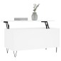 vidaXL Mesa de centro madera contrachapada blanco 90x44,5x45 cm vidaXL Mesa de centro madera contrachapada blanco 90x44,5x45 cm