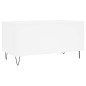 vidaXL Mesa de centro madera contrachapada blanco 90x44,5x45 cm vidaXL Mesa de centro madera contrachapada blanco 90x44,5x45 cm