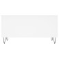 vidaXL Mesa de centro madera contrachapada blanco 90x44,5x45 cm vidaXL Mesa de centro madera contrachapada blanco 90x44,5x45 cm