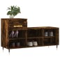 vidaXL Mueble zapatero madera contrachapada roble ahumado 102x36x60 cm vidaXL Mueble zapatero madera contrachapada roble ahumado 102x36x60 cm