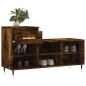 vidaXL Mueble zapatero madera contrachapada roble ahumado 102x36x60 cm vidaXL Mueble zapatero madera contrachapada roble ahumado 102x36x60 cm
