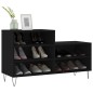 vidaXL Mueble zapatero madera contrachapada negro 102x36x60 cm vidaXL Mueble zapatero madera contrachapada negro 102x36x60 cm