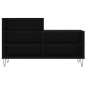 vidaXL Mueble zapatero madera contrachapada negro 102x36x60 cm vidaXL Mueble zapatero madera contrachapada negro 102x36x60 cm