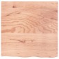 vidaXL Encimera de baño madera maciza tratada marrón claro 60x60x2 cm vidaXL Encimera de baño madera maciza tratada marrón claro 60x60x2 cm