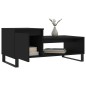 vidaXL Mesa de centro madera contrachapada negro 100x50x45 cm vidaXL Mesa de centro madera contrachapada negro 100x50x45 cm