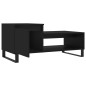 vidaXL Mesa de centro madera contrachapada negro 100x50x45 cm vidaXL Mesa de centro madera contrachapada negro 100x50x45 cm