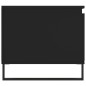 vidaXL Mesa de centro madera contrachapada negro 100x50x45 cm vidaXL Mesa de centro madera contrachapada negro 100x50x45 cm