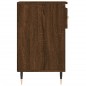 vidaXL Mueble zapatero madera contrachapada roble marrón 102x36x60 cm