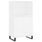 vidaXL Aparador alto madera contrachapada blanco 60x36x110 cm vidaXL Aparador alto madera contrachapada blanco 60x36x110 cm