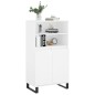 vidaXL Aparador alto madera contrachapada blanco 60x36x110 cm vidaXL Aparador alto madera contrachapada blanco 60x36x110 cm