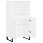vidaXL Aparador alto madera contrachapada blanco 60x36x110 cm vidaXL Aparador alto madera contrachapada blanco 60x36x110 cm