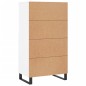 vidaXL Aparador alto madera contrachapada blanco 60x36x110 cm vidaXL Aparador alto madera contrachapada blanco 60x36x110 cm