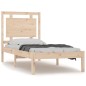 vidaXL Estructura de cama de madera maciza 100x200 cm vidaXL Estructura de cama de madera maciza 100x200 cm